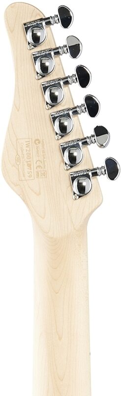 open zoom image for Schecter PT Fastback Electric Guitar, Gold, Headstock Straight Back