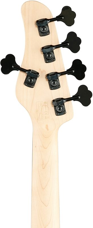 open zoom image for Schecter P-5 Bass Guitar, 5-String, Ivory, Headstock Straight Back
