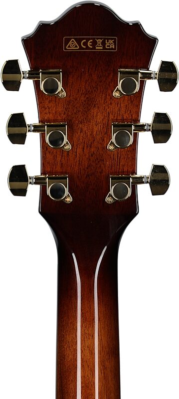 open zoom image for Ibanez AE340FMH Acoustic-Electric Guitar, Mahogany Sunburst High Gloss, Headstock Straight Back