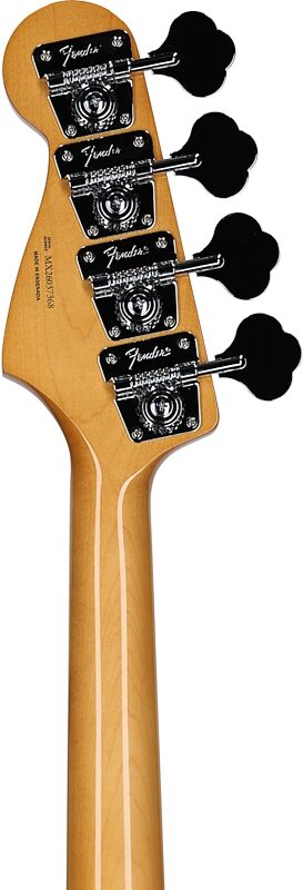 open zoom image for Fender Vintera III Early 70s Jazz Bass Guitar (with Gig Bag), Black, Rosewood Fretboard, Open Box (Very Good), Headstock Straight Back