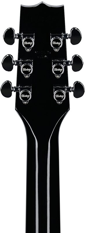 open zoom image for Heritage Standard H-150 P90 Electric Guitar (with Case), Ebony, Headstock Straight Back