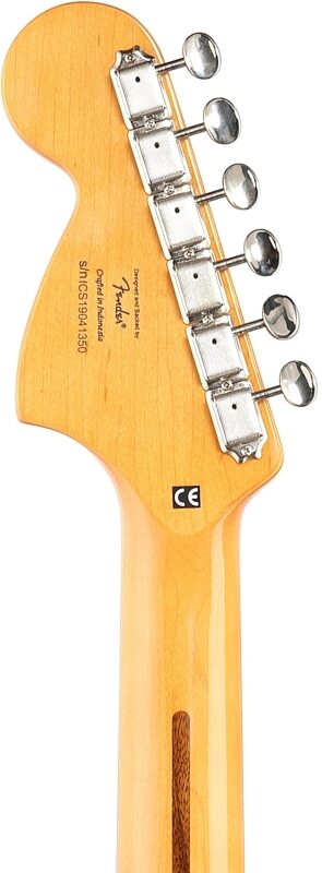 open zoom image for Squier Classic Vibe '70s Stratocaster Electric Guitar, Indian Laurel Natural, Headstock Straight Back