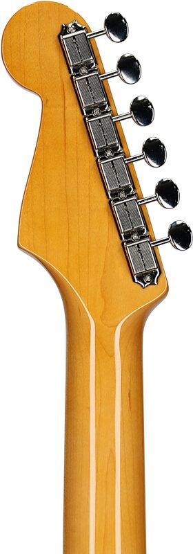 open zoom image for Fender American Vintage II 1965 Stratocaster Electric Guitar, Rosewood (with Case), Candy Apple Red, Headstock Straight Back