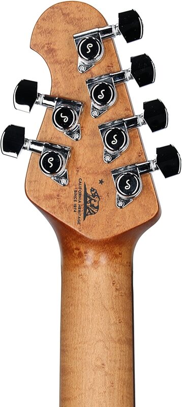 open zoom image for Ernie Ball Music Man Luke 4 Electric Guitar (with Softshell Case), Diesel, Open Box (Very Good), Headstock Straight Back