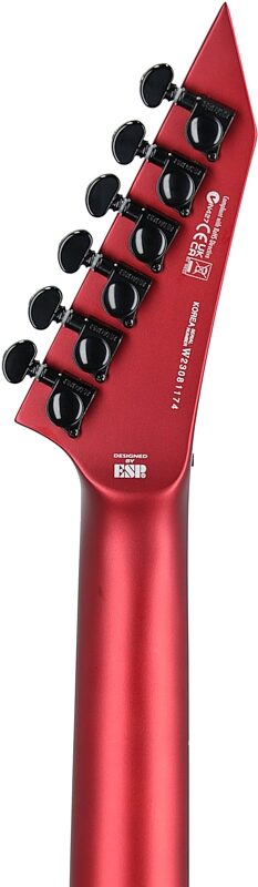 open zoom image for ESP LTD M-1000 Electric Guitar, Candy Apple Red Satin, Headstock Straight Back