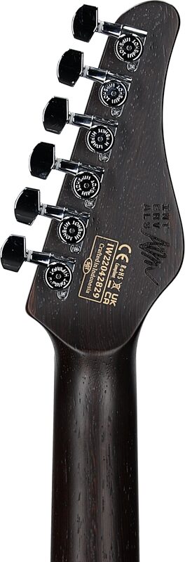 open zoom image for Schecter Aaron Marshall AM-6 Tremolo Electric Guitar, Arctic Jade, Headstock Straight Back