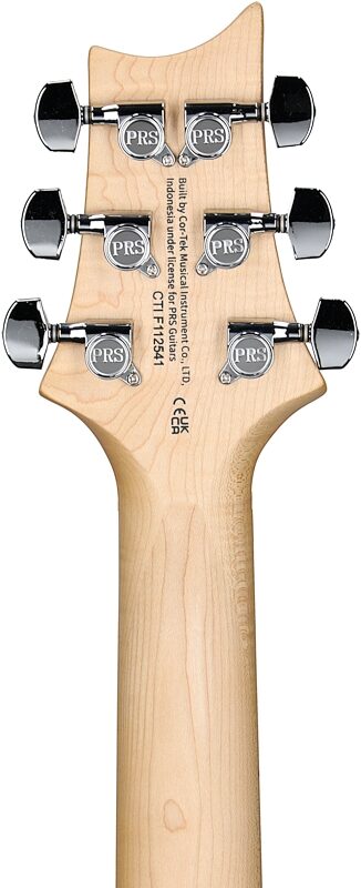 open zoom image for PRS Paul Reed Smith SE NF3 Electric Guitar, with Maple Fingerboard (with Gig Bag), Gun Metal Gray, Headstock Straight Back