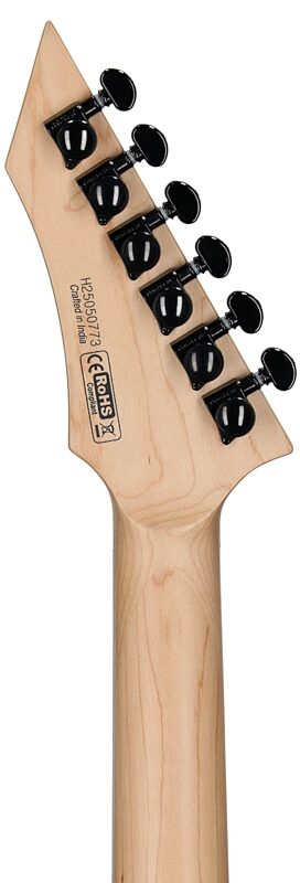 open zoom image for B.C. Rich ST3 Retro II Floyd Rose Electric Guitar, Black, Headstock Straight Back