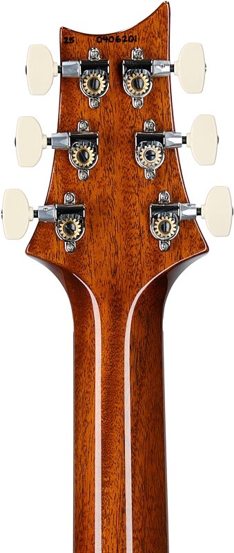 open zoom image for PRS Paul Reed Smith Hollowbody II Electric Guitar (with Case), Black Gold, Headstock Straight Back