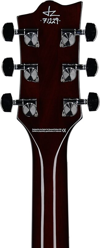 open zoom image for Reverend Sensei 290 Electric Guitar, Metallic Bronze, Headstock Straight Back