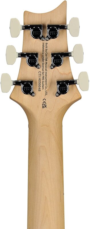 open zoom image for PRS Paul Reed Smith SE Swamp Ash Special v3 Electric Guitar (with Gig Bag), Charcoal, Headstock Straight Back