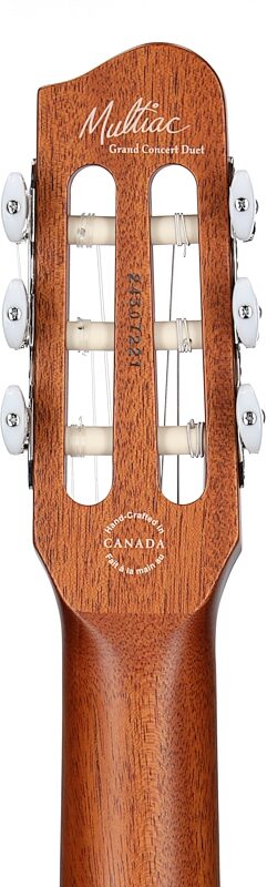 open zoom image for Godin Multiac Grand Concert Encore Classical Acoustic-Electric Guitar, Natural, Headstock Straight Back