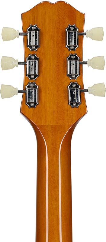 open zoom image for Epiphone Exclusive J-200 Studio EC Acoustic-Electric Guitar (with Gig Bag), Natural, Headstock Straight Back