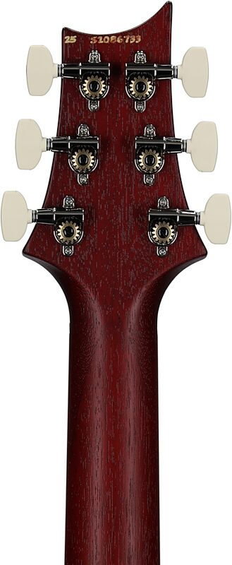 open zoom image for PRS Paul Reed Smith S2 Satin Mira 594 Electric Guitar (with Gig Bag), Dark Cherry Sunburst, Headstock Straight Back