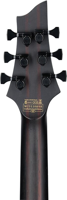 open zoom image for Schecter John Browne Tao-6 Electric Guitar, Azure, Open Box (Very Good), Headstock Straight Back