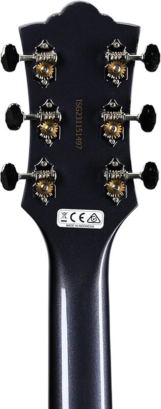 open zoom image for Guild Polara Deluxe Electric Guitar, Canyon Dusk, Headstock Straight Back
