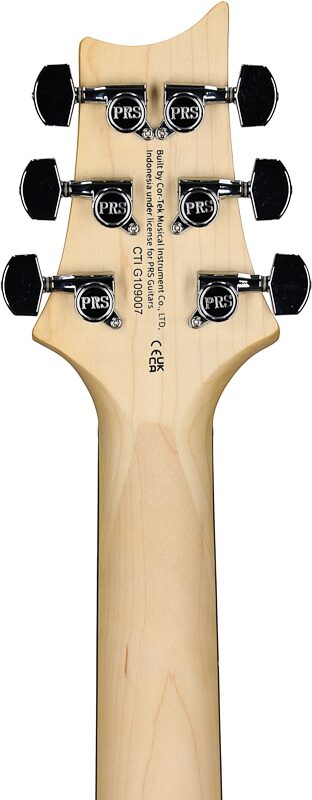 open zoom image for PRS Paul Reed Smith SE Studio Standard Electric Guitar, Rosewood Fingerboard (with Gig Bag), Silvertone Gray, Headstock Straight Back