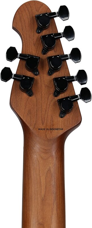 open zoom image for Sterling by Music Man John Petrucci JP157DQM Electric Guitar, Cerulean Blue, Ebony Fretboard, Headstock Straight Back