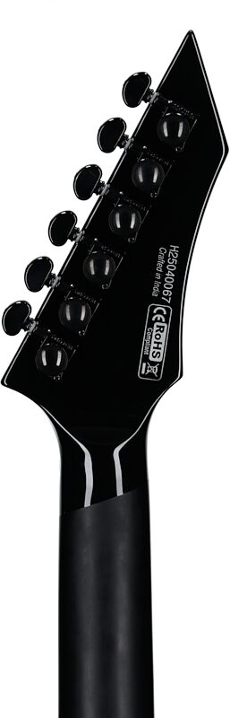 open zoom image for B.C. Rich Warlock Legacy Floyd Rose Electric Guitar, Black, Headstock Straight Back