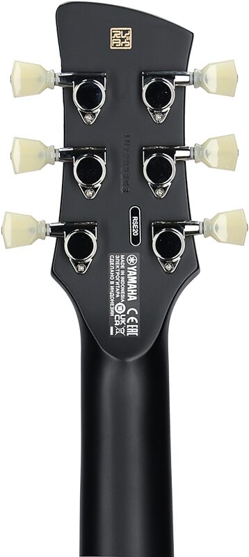 open zoom image for Yamaha Revstar Element RSE20 Electric Guitar, Black, Headstock Straight Back