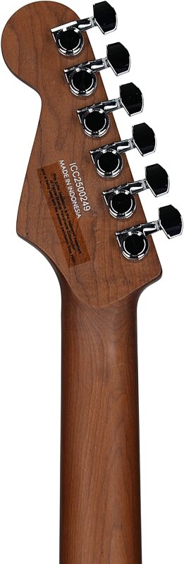 open zoom image for Charvel Pro-Mod Plus DK24 HH 2PT Electric Guitar, with Ebony Fingerboard (and Case), Celestial Silk, Open Box (Very Good), Headstock Straight Back