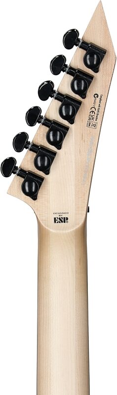 open zoom image for ESP LTD Deluxe M-1000 Maple Electric Guitar, Black, Headstock Straight Back