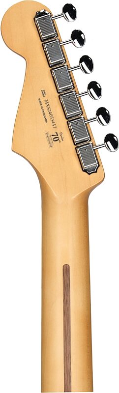 open zoom image for Fender Player II Stratocaster Chambered Mahogany Electric Guitar, Mocha Burst, Headstock Straight Back