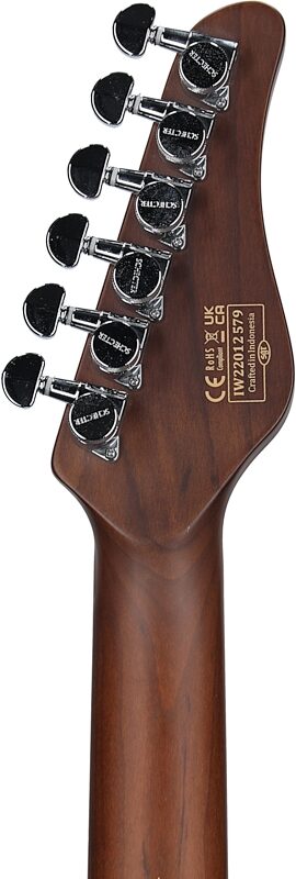 open zoom image for Schecter PT Van Nuys Electric Guitar, Left-Handed, Gloss Natural Ash, Headstock Straight Back