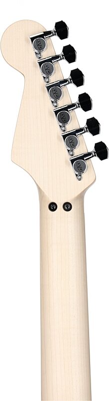 open zoom image for EVH Eddie Van Halen Striped Series Electric Guitar, Satin Crop Circles (Black and White), Headstock Straight Back
