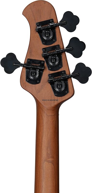 open zoom image for Sterling by Music Man StingRay RAY34 Electric Bass, Purple Sparkle, Rosewood Fretboard, Headstock Straight Back