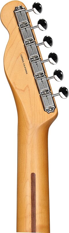 open zoom image for Fender Limited Edition Raphael Saadiq Telecaster Electric Guitar, Rosewood Fingerboard (with Case), Dark Metallic Red, Headstock Straight Back