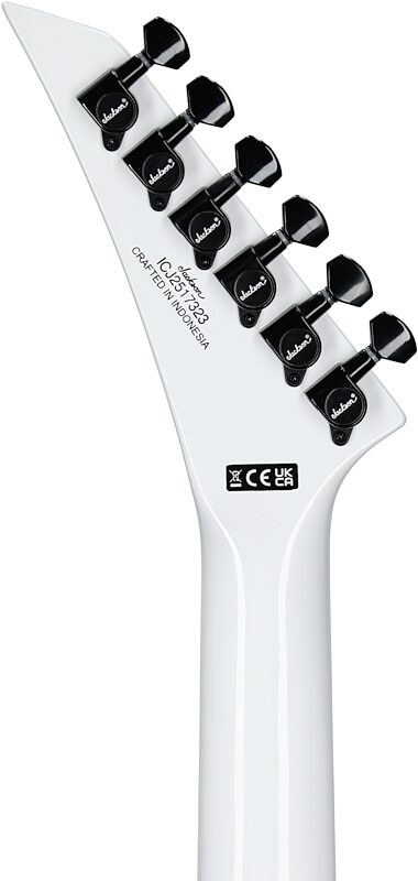 open zoom image for Jackson X Series Soloist SLX DX HT Electric Guitar, with Laurel Fingerboard, Snow White, Headstock Straight Back