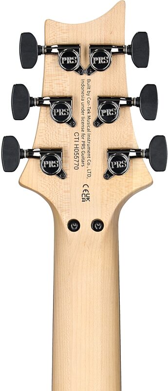 open zoom image for PRS Paul Reed Smith SE Chleo Electric Guitar (with Gig Bag), Mantis Burst, Headstock Straight Back