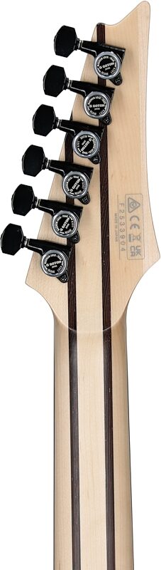 open zoom image for Ibanez RGR5121RB Prestige RGR Electric Guitar (with Case), Gray Metallic Flat, Headstock Straight Back