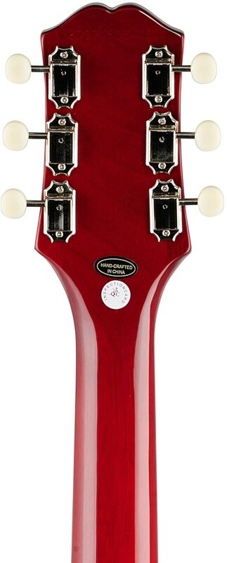 open zoom image for Epiphone Wilshire Electric Guitar, Cherry, Headstock Straight Back