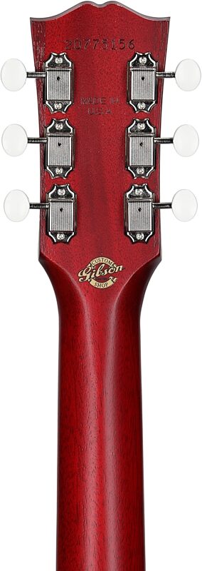 open zoom image for Gibson Exclusive J-45 50s Faded Acoustic-Electric Guitar (with Case), Vintage Cherry Sunburst, Headstock Straight Back