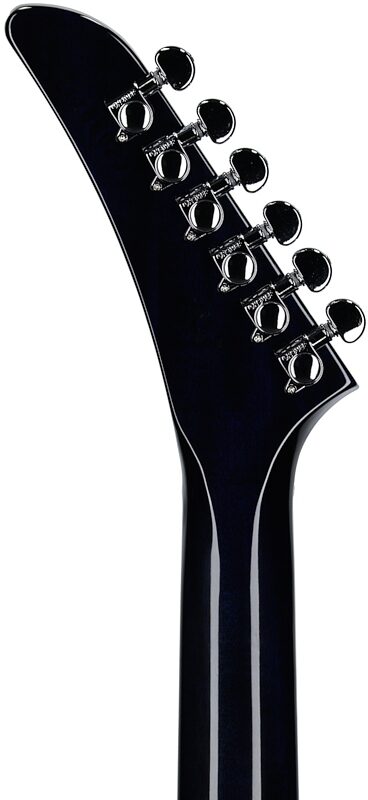 open zoom image for Gibson Victory Figured Top Electric Guitar (with Case), Cobalt Burst, Headstock Straight Back