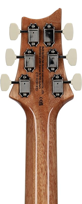 open zoom image for PRS Paul Reed Smith SE McCarty 594 Singlecut v2 Electric Guitar (with Gig Bag), Charcoal, Headstock Straight Back