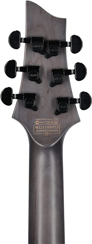 open zoom image for Schecter Omen Elite-6FR Electric Guitar, Charcoal, Open Box (Good), Headstock Straight Back