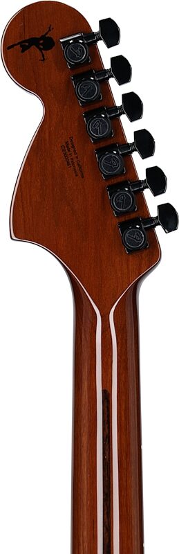 open zoom image for Fender Tom DeLonge Starcaster Electric Guitar, Olympic White, Headstock Straight Back