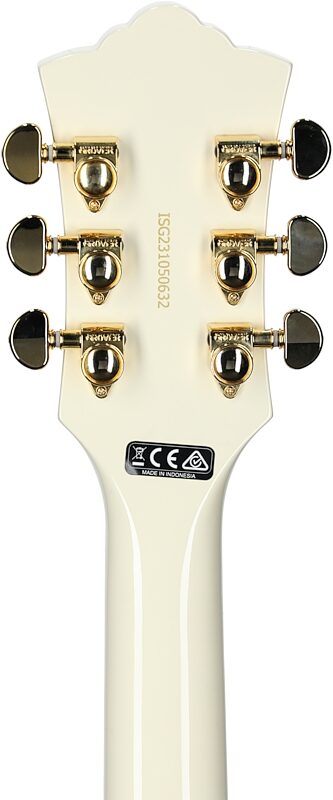 open zoom image for Guild S-100 Polara Kim Thayil Signature Electric Guitar, Vintage White, Open Box (Very Good), Headstock Straight Back