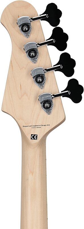 open zoom image for Lakland Skyline 44-60 Vintage J Custom Electric Bass, Ice Blue Metallic, Headstock Straight Back