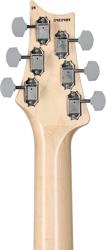 open zoom image for PRS Paul Reed Smith John Mayer Silver Sky Satin Electric Guitar (with Gig Bag), Black Plum, Headstock Straight Back