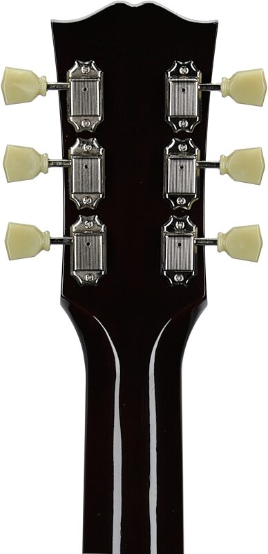 open zoom image for Gibson J-185 Original Acoustic-Electric Guitar (with Case), Vintage Sunburst, Headstock Straight Back