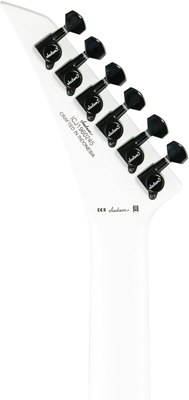 open zoom image for Jackson Pro Phil Demmel Demmelition HT Electric Guitar, Fury Snow White, Headstock Straight Back