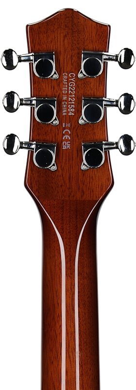 open zoom image for Gretsch G5210T-P90 Electromatic Jet Two 90 Single-Cut Electric Guitar, Amethyst, Headstock Straight Back