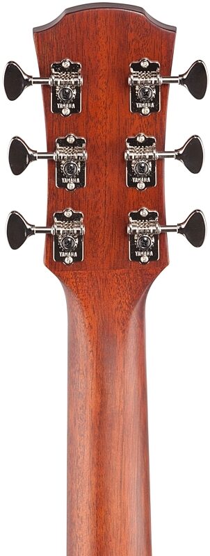 open zoom image for Yamaha A5R Dreadnought Acoustic-Electric Guitar (with Case), Vintage Natural, Headstock Straight Back