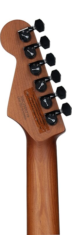 open zoom image for Charvel Pro-Mod Plus So-Cal SC1 HH Electric Guitar (with Gig Bag), Midnight Blue, Headstock Straight Back
