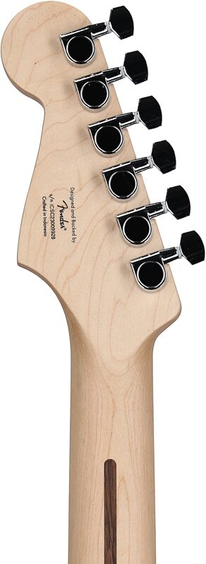 open zoom image for Squier Sonic Stratocaster HSS Electric Guitar, Tahitian Coral, Headstock Straight Back