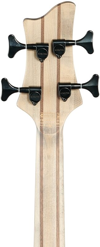 open zoom image for Schecter Riot-4 Electric Bass, Satin Aurora Burst, Headstock Straight Back